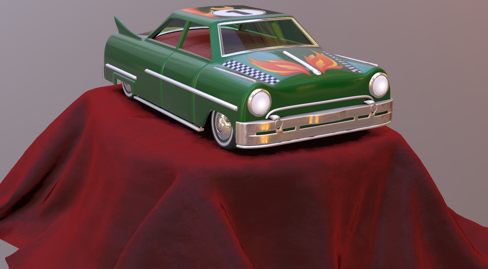 Mô hình Toy Car dùng thử trình xem 3D